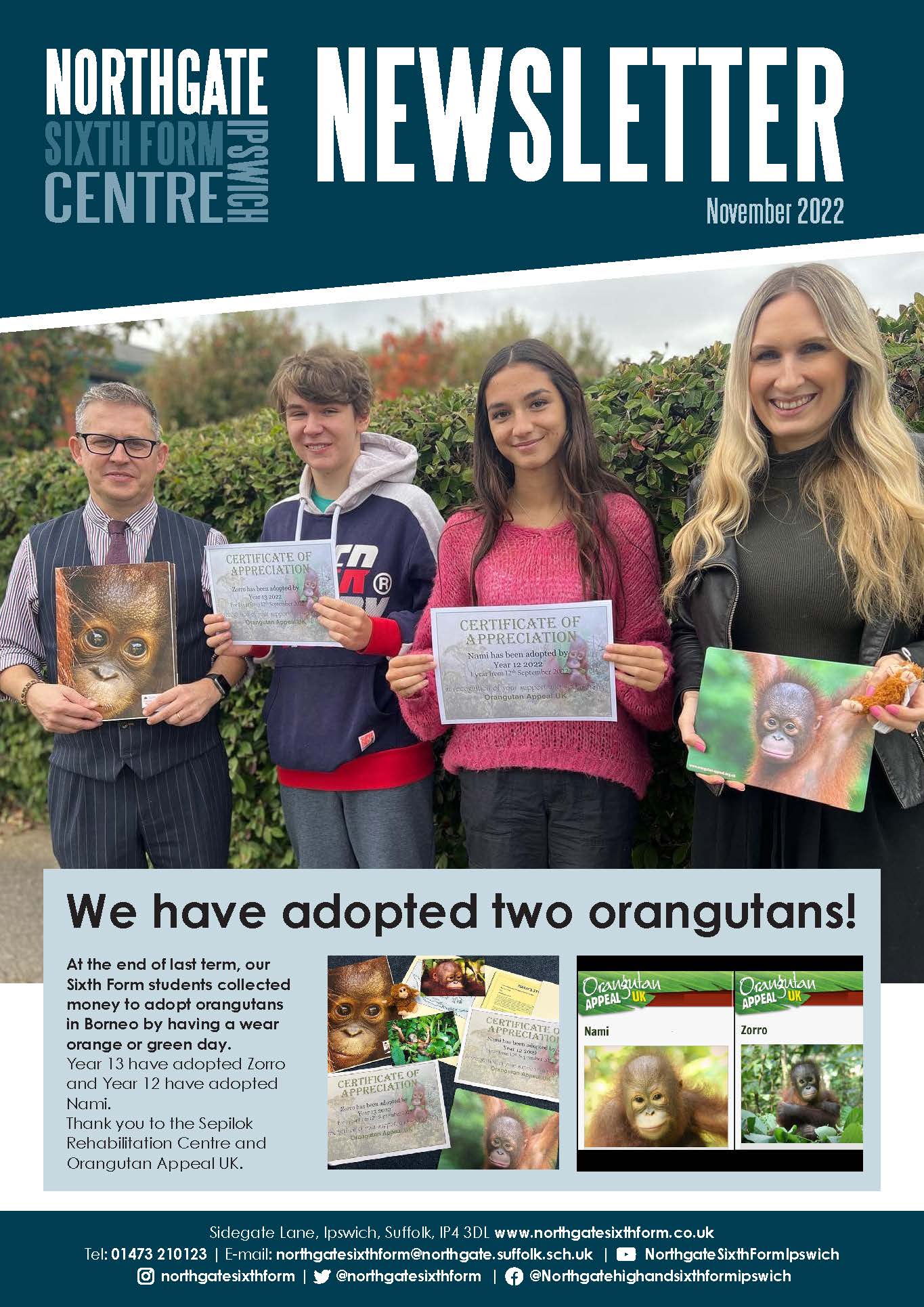 Northgate Sixth Form November 2022 Newsletter