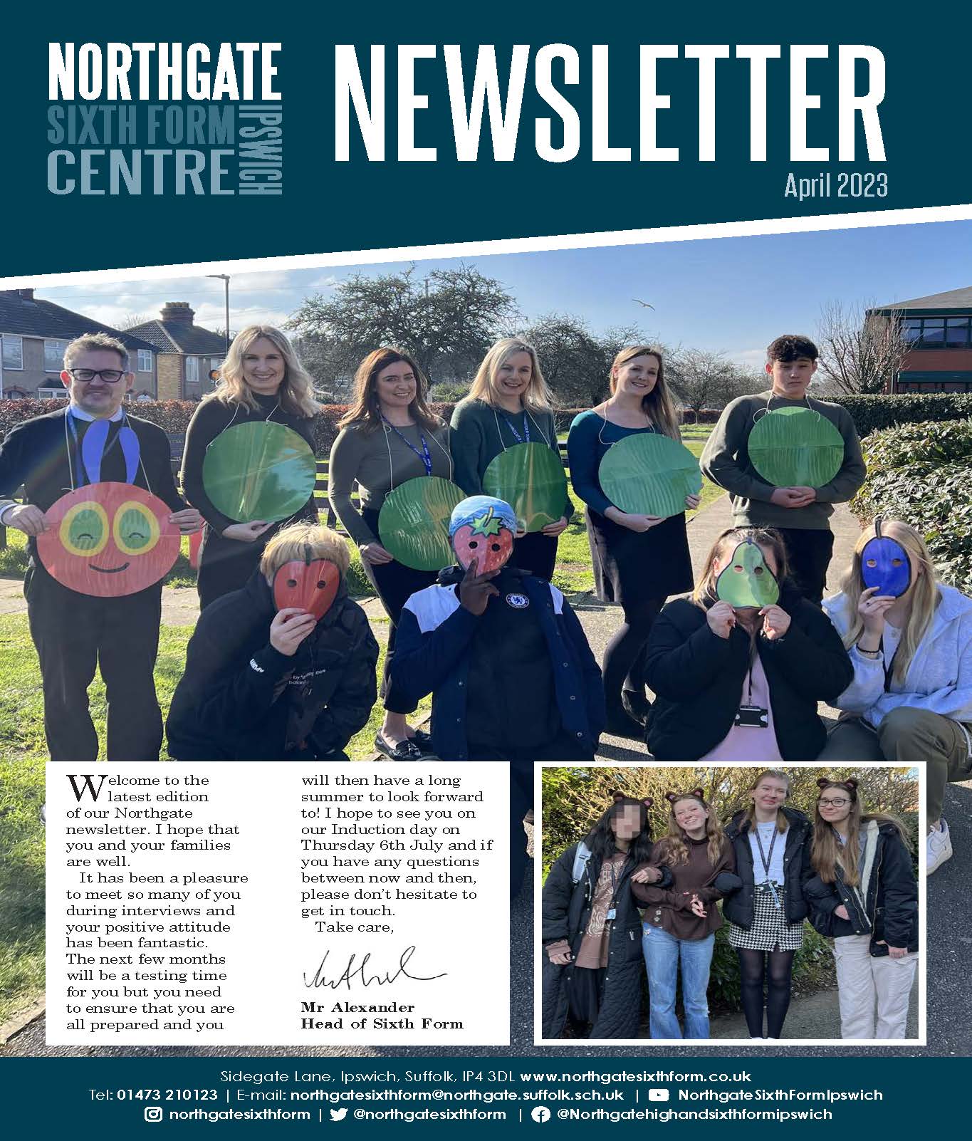 Northgate Sixth Form April 2023 Newsletter